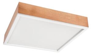 Plafoniera OAK SQUARE 4xE27/15W/230V 48x48 cm quercia/bianco