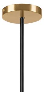 Lampadario a sospensione con supporto rigido GEORGIA 7xE14/5W/230V oro/fumé beige