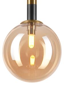Lampadario a sospensione con filo ROLLO 1xG9/5W/230V oro/fumé beige