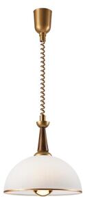 Lampadario a scomparsa CHIARA 1xE27/60W/230V marrone/rovere