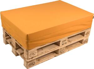 Cuscino per Pallet 120x80 cm in Similpelle Pomodone Arancione