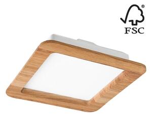 Lampada LED da incasso WOODY SPOT LED/17W/230V 3000K quercia 18,5x18,5 cm