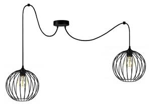 Lampadario a sospensione con filo MATT 2xE27/60W/230V