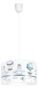 Lampadario per bambini PIKKI 1xE27/60W/230V blu