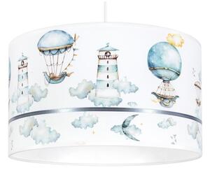 Lampadario per bambini PIKKI 1xE27/60W/230V blu
