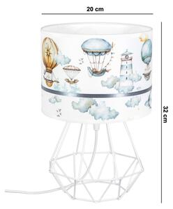 Lampada per bambini PIKKI 1xE27/60W/230V blu