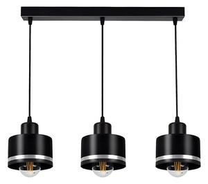 Lampadario a sospensione con filo BODO SILVER 3xE27/60W/230V