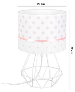 Lampada per bambini PIKKI 1xE27/60W/230V rosa