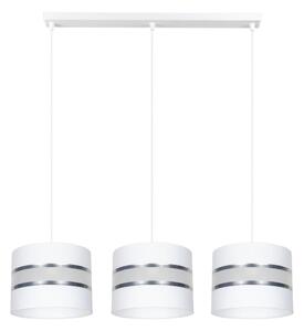 Lampadario a sospensione con filo CORAL 3xE27/60W/230V bianco