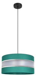 Lampadario su corda CORAL 1xE27/60W/230V d. 40 cm verde