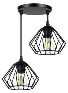 Lampadario su fune CEED 2xE27/60W/230V