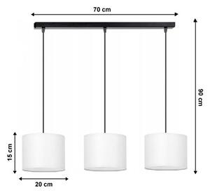 Lampadario a sospensione con filo TUZ 3xE27/60W/230V