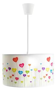 Lampadario a sospensione con filo HEARTS 1xE27/60W/230V