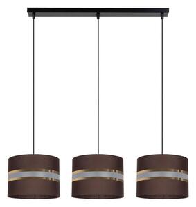 Lampadario su corda CORAL 3xE27/60W/230V marrone