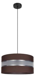 Lampadario su corda CORAL 1xE27/60W/230V d. 40 cm marrone