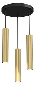 Lampadario a sospensione con filo RAITO 3xGU10/8W/230V ottone