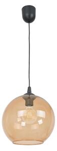 Lampadario a sospensione con filo BALL 1xE27/60W/230V diametro 25 cm beige