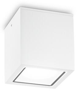Ideal Lux - Faretto da esterno TECHO 1xGU10/20W/230V 9x9 cm IP54 bianco