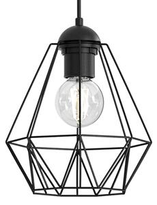 Lampadario su corda BERGEN 5xE27/60W/230V nero