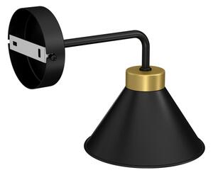 Lampada da parete DEMET 1xE27/60W/230V nero/oro