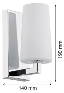 Argon 3358 - Applique CAMELOT 1xE27/15W/230V cromo lucido