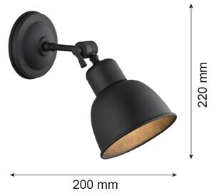 Argon 3185 - Applique EUFRAT 1xE27/60W/230V