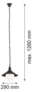 Argon 3285 - Lampadario da esterno ERBA BIS 1xE27/60W/230V