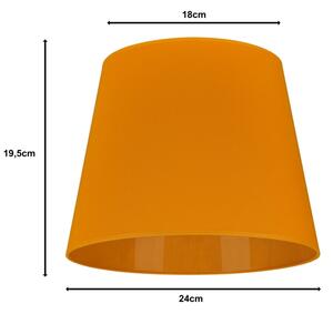 Duolla - Paralume per lampada da tavolo CLASSIC M E27 pr. 24 cm giallo