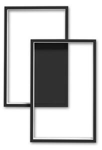 Plafoniera LED dimmerabile 45W/230V 3000-6500K nera + telecomando