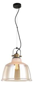 Klausen 111020 - Lampadario a sospensione con filo ASGARD 1xE27/11W/230V beige