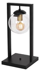 Klausen 108005 - Lampada da tavolo REY 1xE27/7W/230V nero