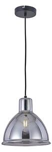 Klausen 111010 - Lampadario a sospensione con filo CREATE 1xE27/11W/230V grigio