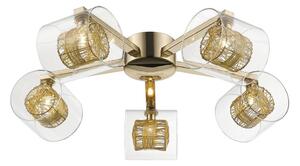 Klausen 140010 - Lampadario a plafone KLASS 5xG9/3W/230V oro