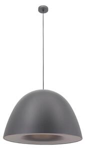 Klausen 111043 - Lampadario a sospensione con filo REVOLVE 1xE27/11W/230V grigio