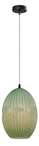 Klausen 111031 - Lampadario a sospensione con filo ELLIPTIC 1xE27/11W/230V verde