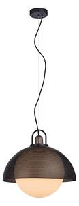 Klausen 111034 - Lampadario a sospensione con filo GRAVEN 1xE27/11W/230V nero