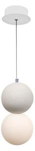 Klausen 111047 - Lampadario a sospensione con filo STRING 1xG9/4W/230V bianco