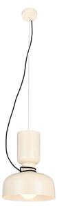 Klausen 111101 - Lampadario a sospensione con filo ABEL 2xE27/11W/230V diametro 28 cm color crema