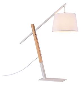 Klausen 108033 - Lampada da tavolo CALI 1xE27/11W/230V bianco