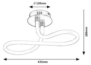 Rabalux 71008 - Lampada LED da soffitto IRELIA LED/23W/230V 4000K