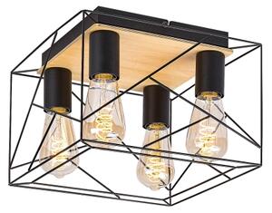 Rabalux 71024 - Plafoniera BOIRE 4xE27/40W/230V