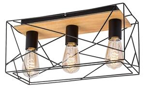 Rabalux 71023 - Plafoniera BOIRE 3xE27/40W/230V