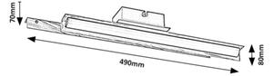 Rabalux 71045 - Applique a LED REMIEL LED/12W/230V 3000K
