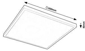 Rabalux 71078 - Pannello a plafone LED DAMEK LED/40W/230V 4000K 60x60 cm