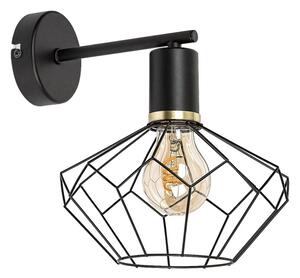 Rabalux 71064 - Applique FRAN 1xE27/40W/230V diametro 20 cm nero