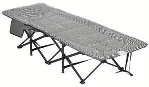 Letto da campeggio – Lettino da viaggio – Letto da campeggio – Letto pieghevole – Sedia a sdraio con struttura in alluminio e design pieghevole