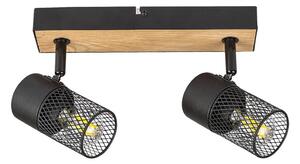 Rabalux 71152 - Faretto METTA 2xE14/40W/230V quercia