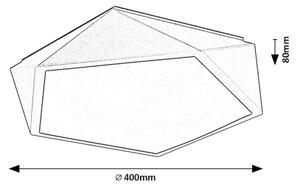 Rabalux 71251 - Plafoniera LED RAFFA LED/30W/230V 3000K