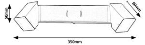 Rabalux 71271 - Applique a LED KESSY 2xLED/4W/230V 3000K
