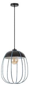 Rabalux 72024 - Lampadario a sospensione con filo SVENS 1xE27/60W/230V nero/blu